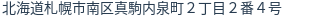 住所(登記所在地)