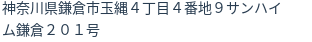 住所(登記所在地)