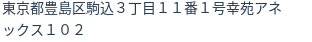 住所(登記所在地)