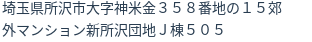 住所（登記所在地）