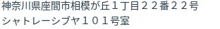 住所（登記所在地）