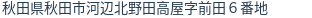 住所（登記所在地）