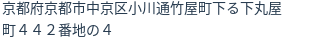 住所（登記所在地）