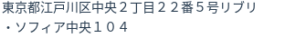 住所(登記所在地)