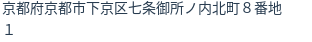 住所（登記所在地）