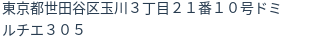 住所(登記所在地)