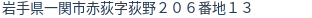 住所（登記所在地）