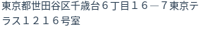 住所（登記所在地）