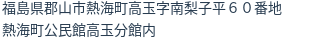 住所(登記所在地)