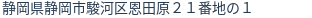 住所(登記所在地)