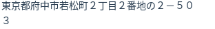 住所(登記所在地)
