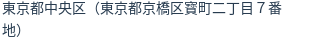 住所（登記所在地）
