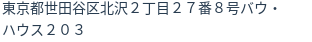 住所（登記所在地）