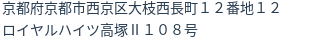 住所（登記所在地）