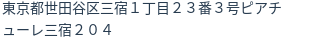 住所（登記所在地）