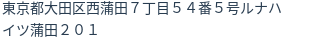 住所（登記所在地）