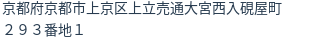 住所（登記所在地）