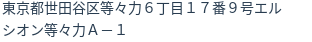 住所(登記所在地)
