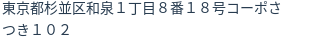 住所（登記所在地）