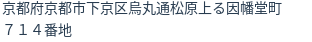 住所（登記所在地）