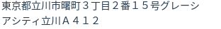 住所(登記所在地)