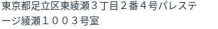 住所(登記所在地)