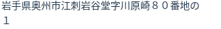 住所(登記所在地)