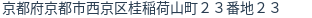 住所（登記所在地）