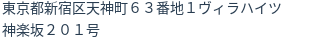 住所(登記所在地)