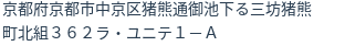 住所(登記所在地)