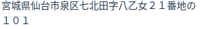 住所(登記所在地)