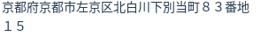 住所(登記所在地)