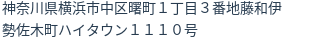 住所(登記所在地)