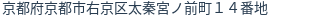 住所(登記所在地)