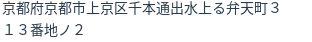 住所(登記所在地)