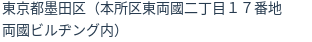 住所（登記所在地）