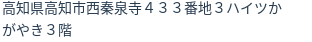 住所(登記所在地)