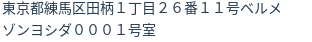 住所(登記所在地)