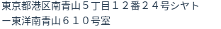 住所（登記所在地）