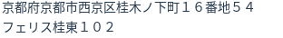 住所（登記所在地）