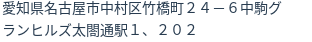 住所（登記所在地）