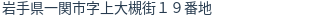 住所（登記所在地）