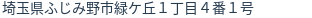 住所（登記所在地）