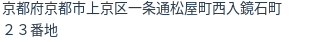 住所(登記所在地)
