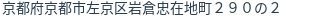 住所(登記所在地)