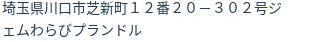 住所（登記所在地）