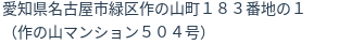 住所(登記所在地)