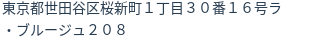 住所(登記所在地)