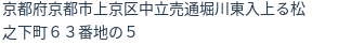 住所（登記所在地）