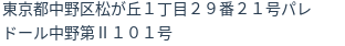 住所(登記所在地)